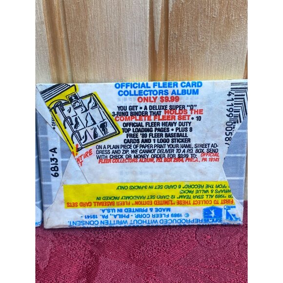 Vtg Fleer Baseball 1989 Logo Stickers & Trading Cards Limited Edition Sets 2 Sea - Picture 4 of 6